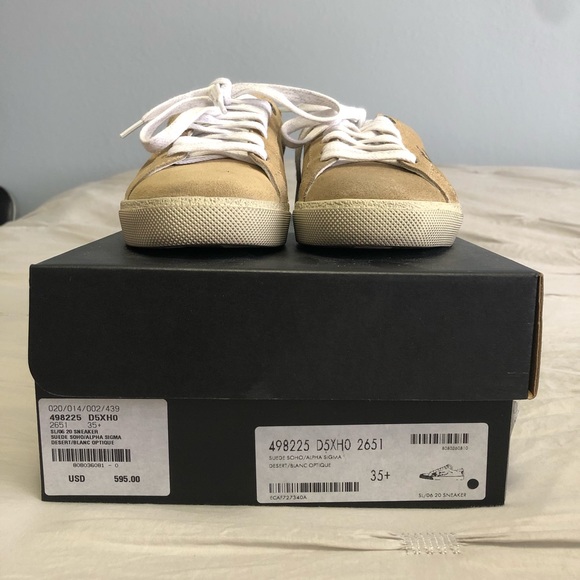 ❌SOLD❌SAINT LAURENT CANVAS SL/06 IN SUEDE - Picture 4 of 7